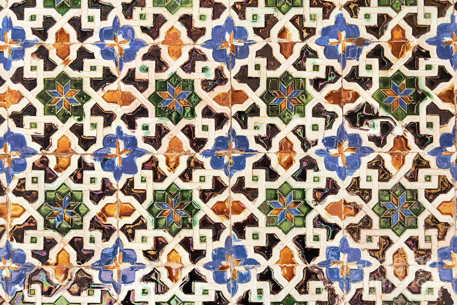 Ancient azulelos tiles Photograph by Delphimages Photo Creations