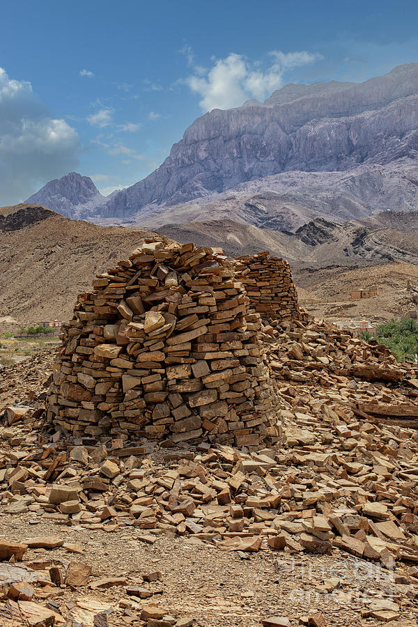 Ancient beehive graves in Al Ayn, Oman Photograph by Patricia Hofmeester
