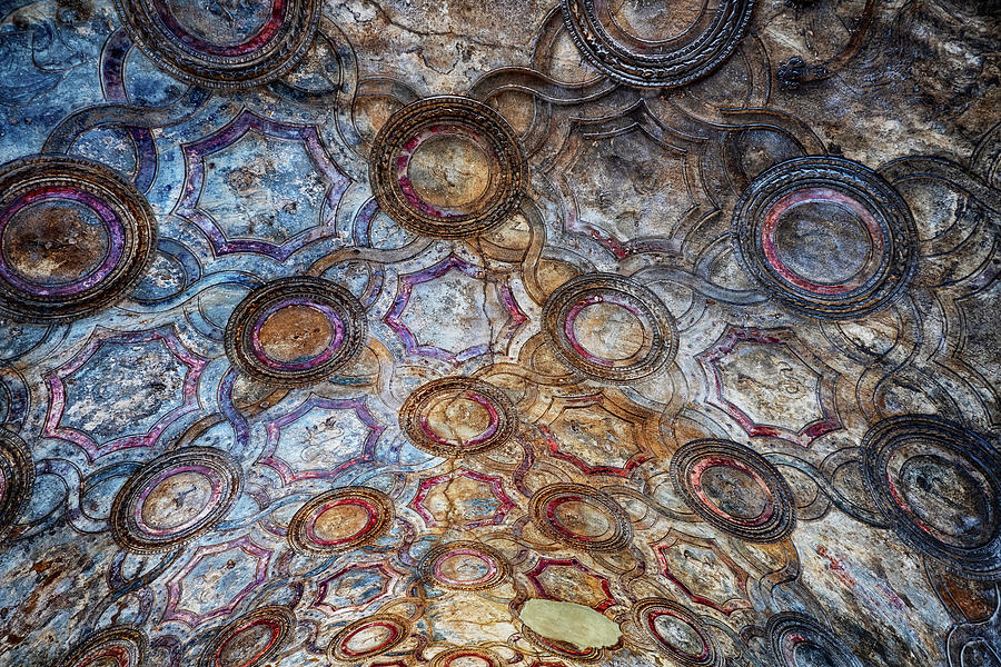 Ancient Ceiling With Abstract Patterns Photograph by Artur Bogacki