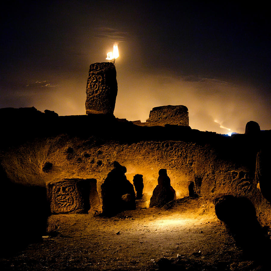 https://images.fineartamerica.com/images/artworkimages/mediumlarge/3/ancient-desert-dwellers-night-walking-near-gobekli-tepe-84546c87-8d34-455a-84eb-831611-celestial-images.jpg