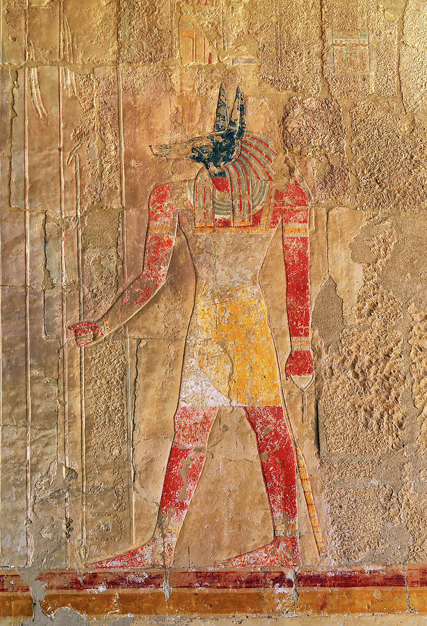 Ancient Egypt Color Image Of Anubis Photograph by Mikhail Kokhanchikov ...