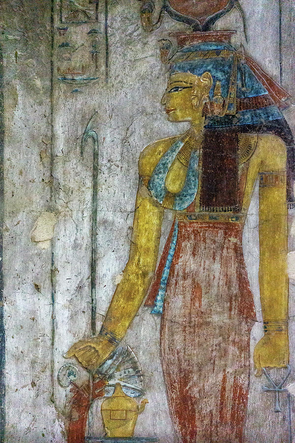 Ancient egypt image of Queen Cleopatra Painting by Mikhail Kokhanchikov