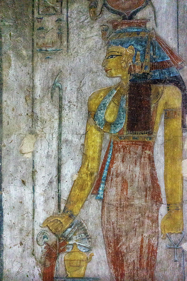 cleopatra egyptian painting