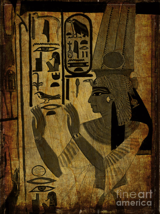 Queen Photograph - Ancient Egyptian Art by Mounir Khalfouf