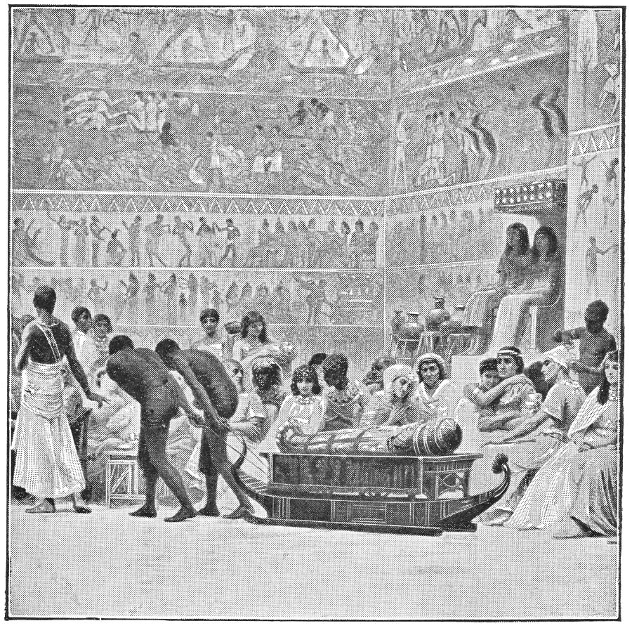 Ancient Egyptian Funerary Ceremonies Drawing by Powerofforever