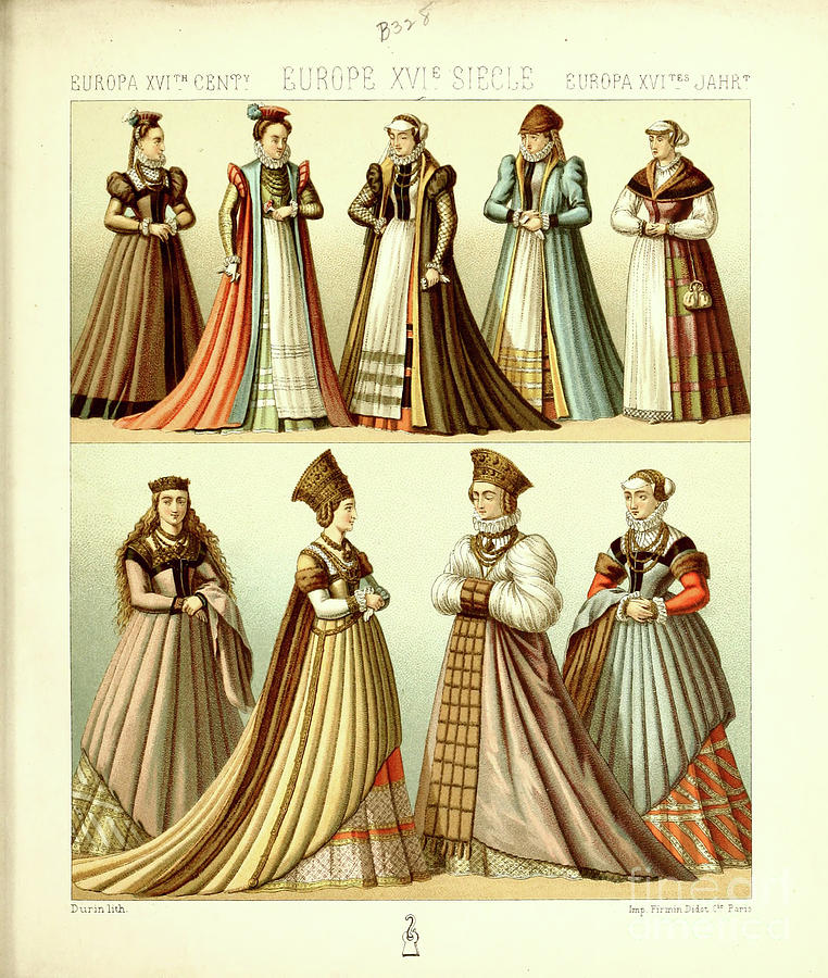 Ancient European Fashion And Lifestyle, 16th Century Q4 By