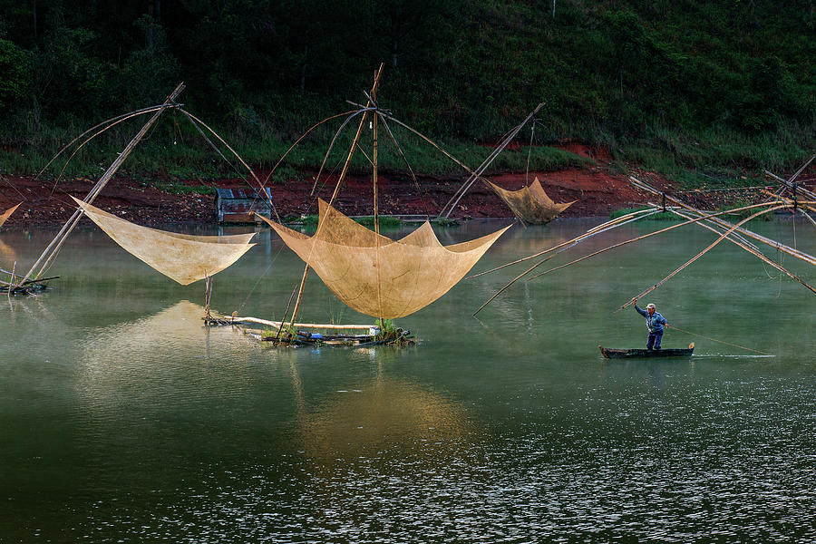 Ancient fishing Photograph by Khanh Bui Phu