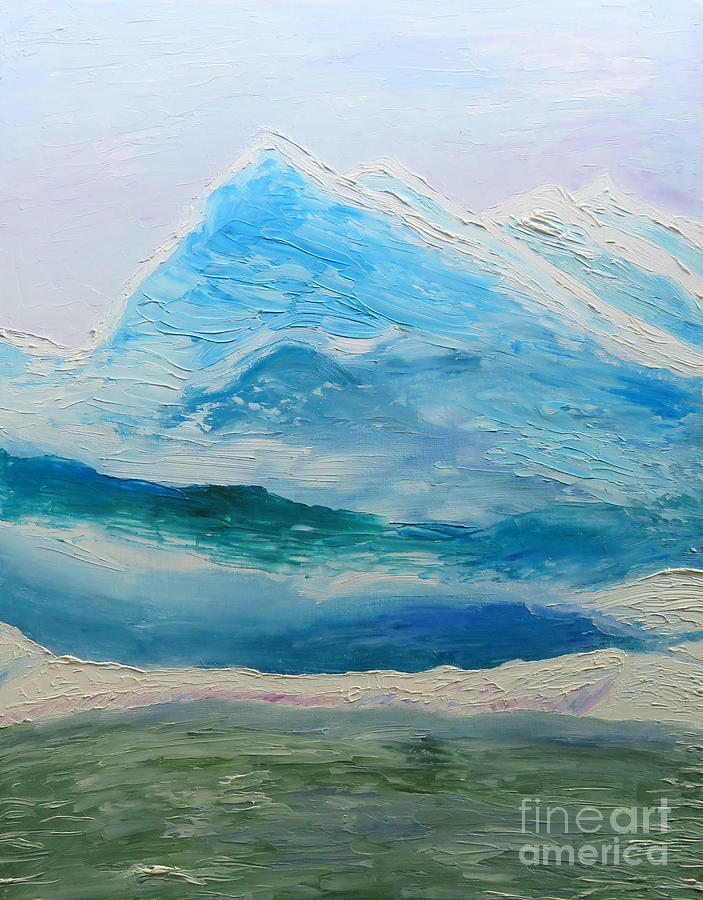 Landscape Painting - Ancient Ice by Kevin Croitz