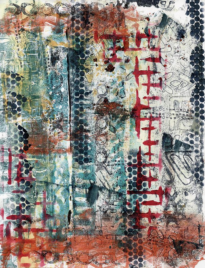 Ancient Language 23 Painting by Rachel Bellamy - Fine Art America