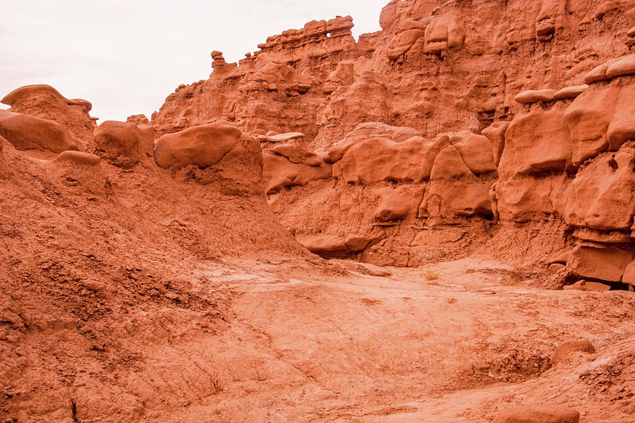 Ancient Mud Flows Photograph