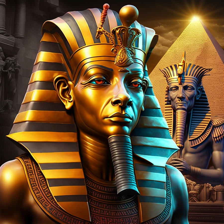 Ancient Pharaoh Digital Art by Gene P - Fine Art America