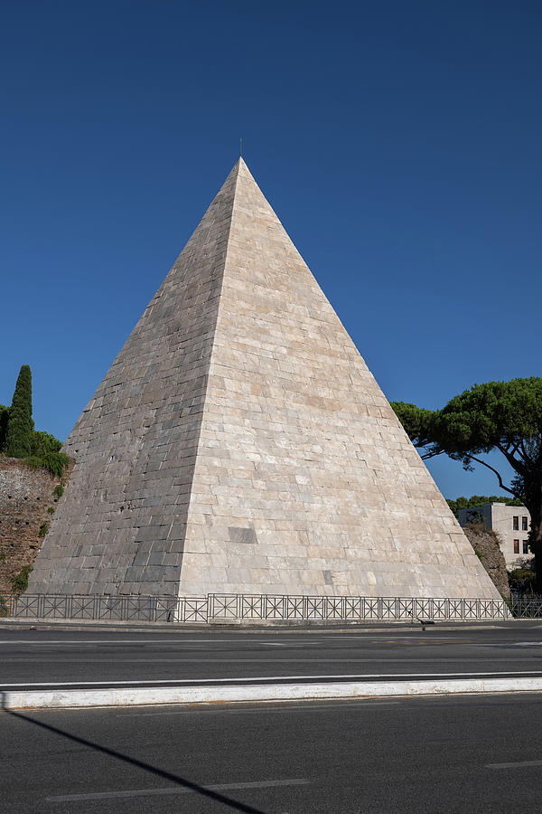 Ancient Pyramid of Cestius in Rome Photograph by Artur Bogacki - Fine ...