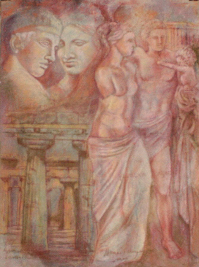 Ancient Rome Painting by Pamela Mccabe