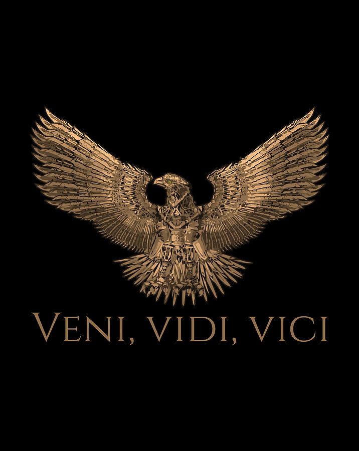 Ancient Rome Spqr Steampunk Legion Eagle Veni Vidi Vici Digital Art by ...