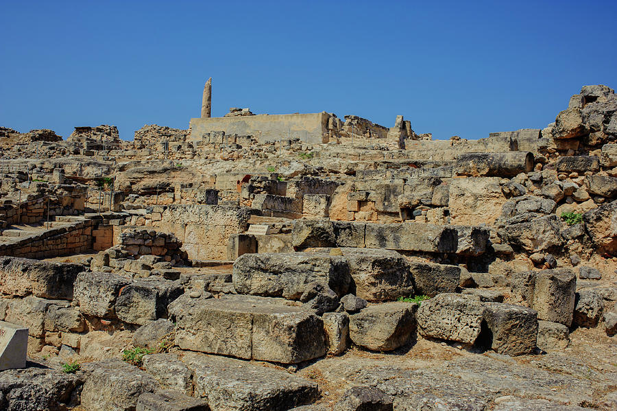 Ancient Ruins of Kolona in Aegina by Cassi Moghan Ancient Ruins of Kolona in Aegina by Cassi Moghan
