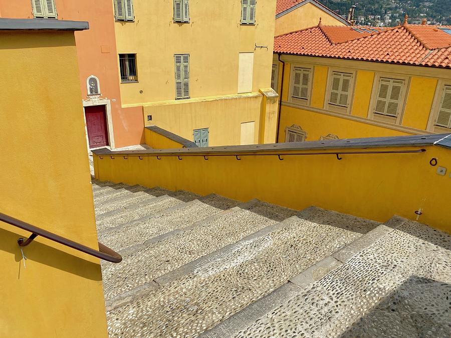 Ancient Stairs of Menton  Photograph by Marla McPherson