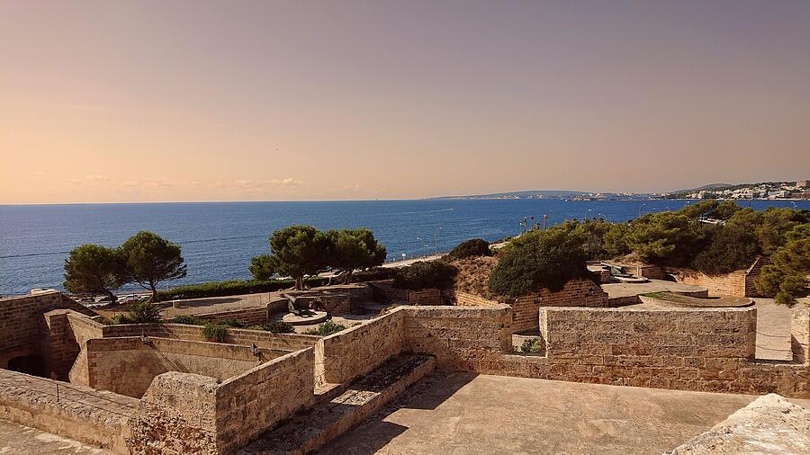 Landscape Photograph - Ancient stone walls, Palma de Mallorca by Sorin Megyesi
