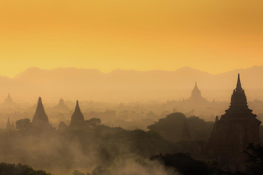 Ancient temple city of Bagan Photograph by Jason KS Leung
