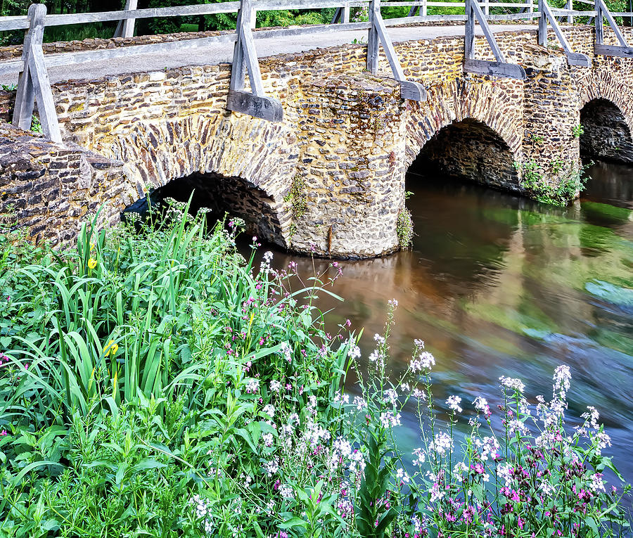 Ancient Tilford Bridge 1 Photograph by Shirley Mitchell