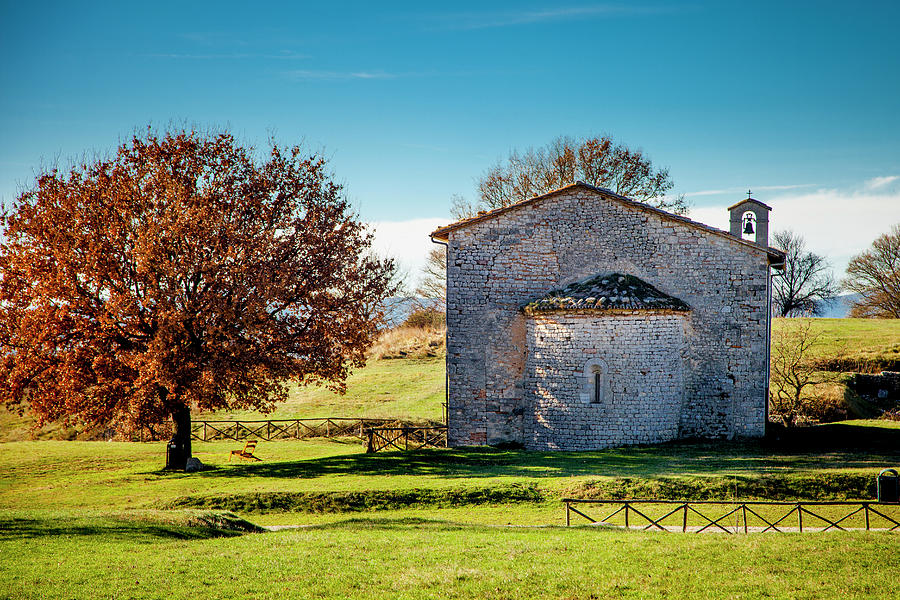 Ancient Umbrian Church Photograph by W Chris Fooshee