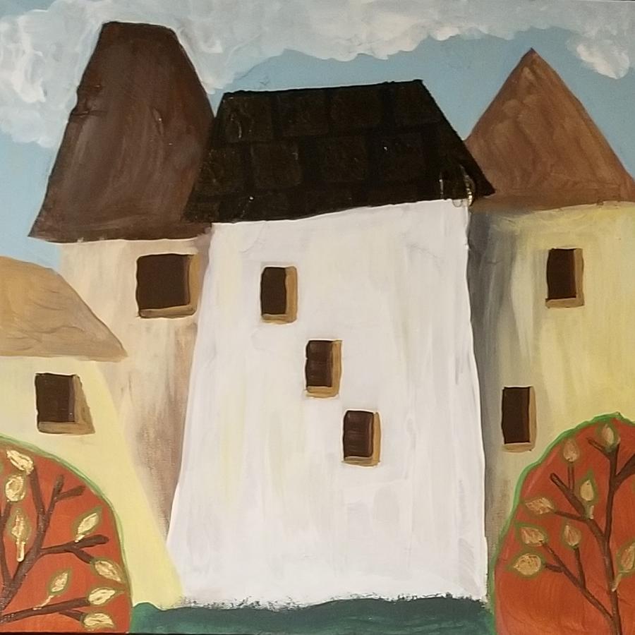 Ancient Village Painting by Elise Boam