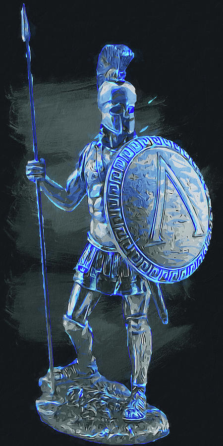 Ancient Warriors, Spartiates - 03 Painting by AM FineArtPrints