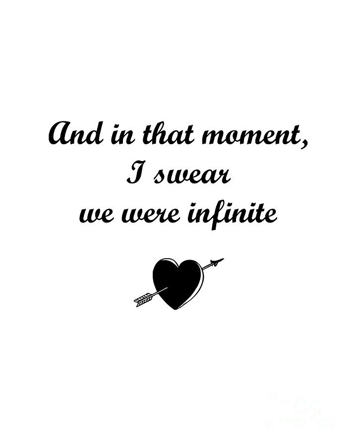 And in that moment, I swear we were infinite Digital Art by Madame Memento