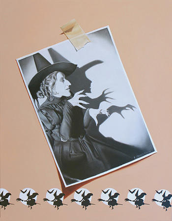 Wizard Of Oz Painting - And Your Little Dog, Too by K Henderson