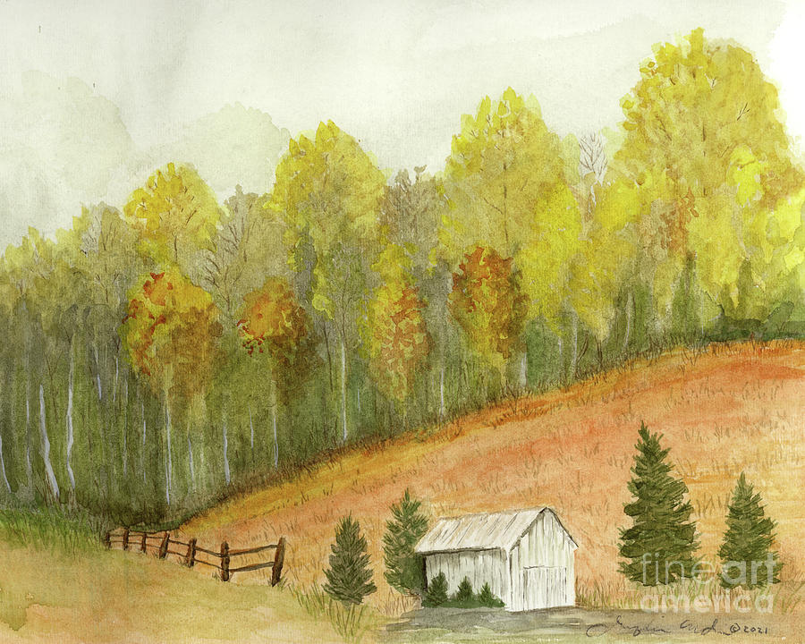 Andersons Field Painting by Jackie Irwin