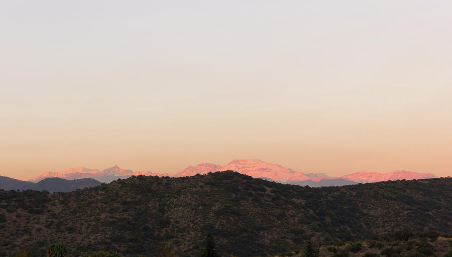 Andes Mountains Sunset Photograph by Josu Ozkaritz