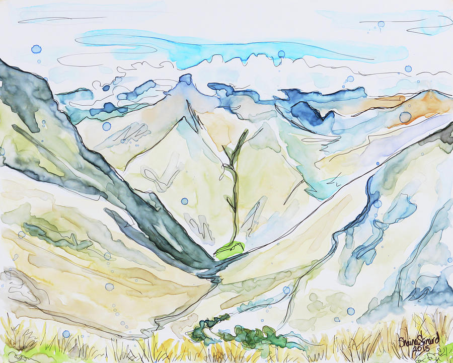 Andes Painting by Shaina Stinard