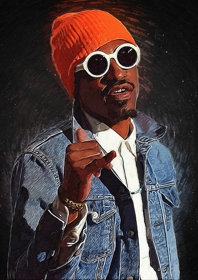 Andre 3000 Digital Art by Smh Yrdbk