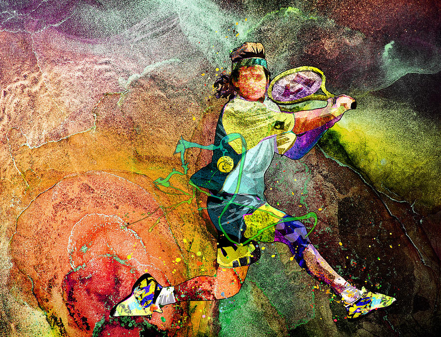 Andre Agassi Dream 02 Mixed Media by Miki De Goodaboom