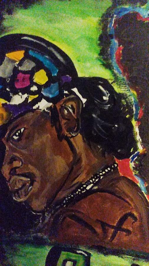 Andre Outkast Painting by Shemika Bussey