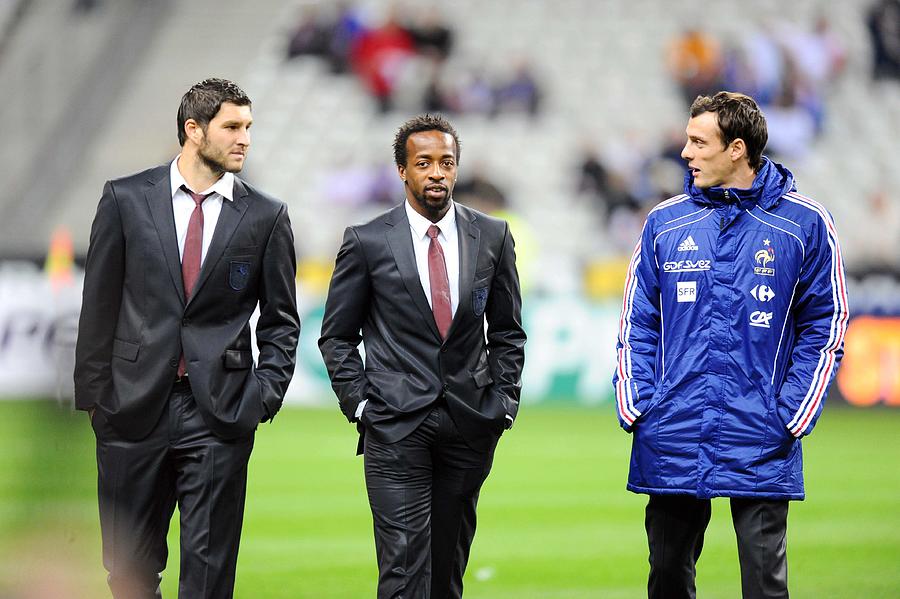 Andre Pierre Gignac / Sidney Govou / Sebastien Squillaci Photograph by Icon Sport