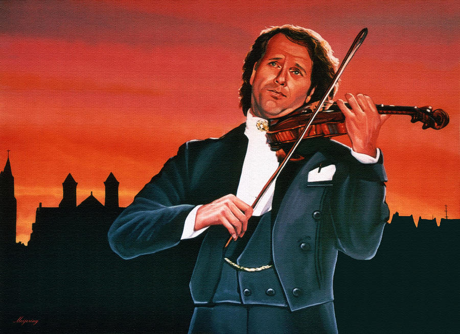 Andre Rieu Painting Painting by Paul Meijering
