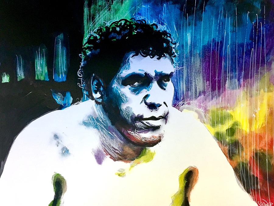 Andre The Giant Painting - Andre The Giant by Joel Tesch
