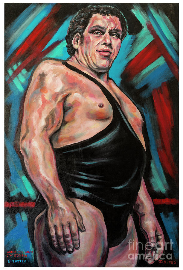 andre the giant painting