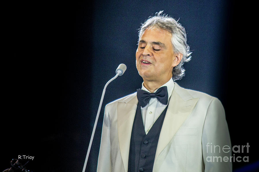 Andrea Bocelli Photograph - Andrea Bocelli in Concert by Rene Triay FineArt Photos
