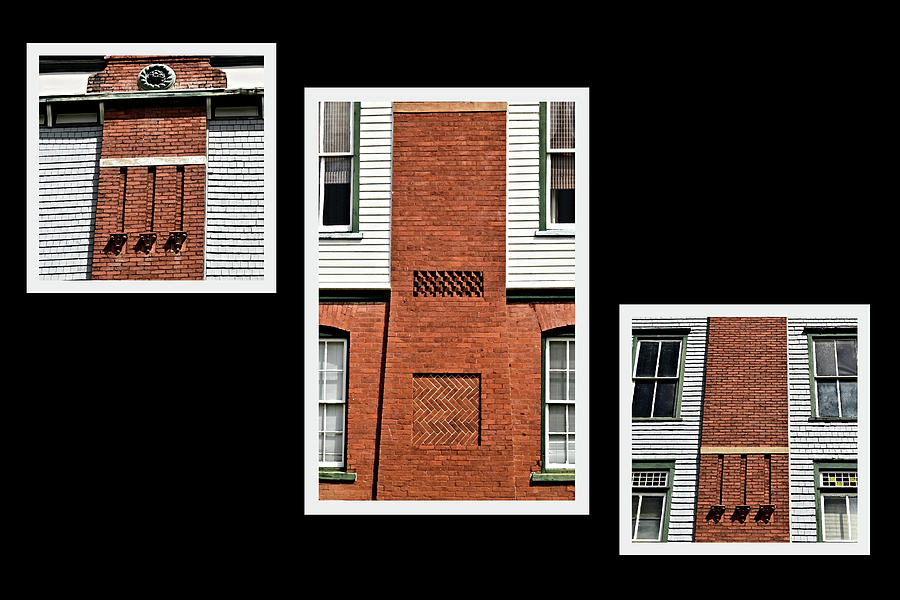 Brick Photograph - Andrew College Architectural Brickwork by Kathy K McClellan