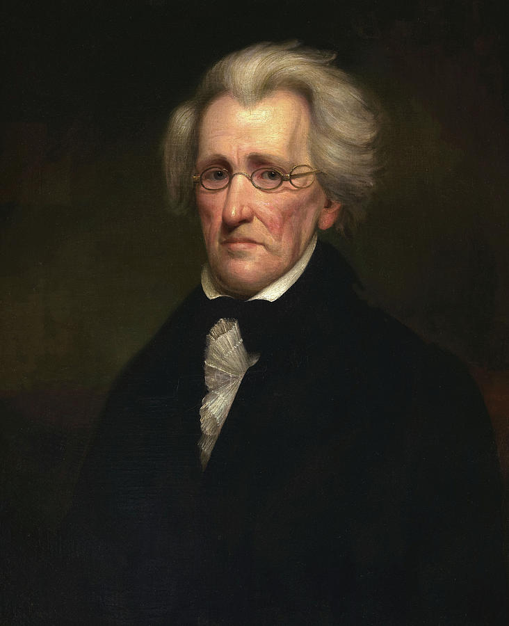 Andrew Jackson, 1840 Painting by Edward Dalton Marchant - Fine Art America