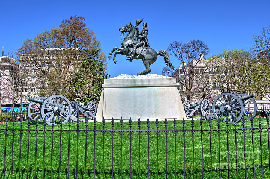  Andrew Jackson Lafayette Square D.C. Photograph by David Zanzinger