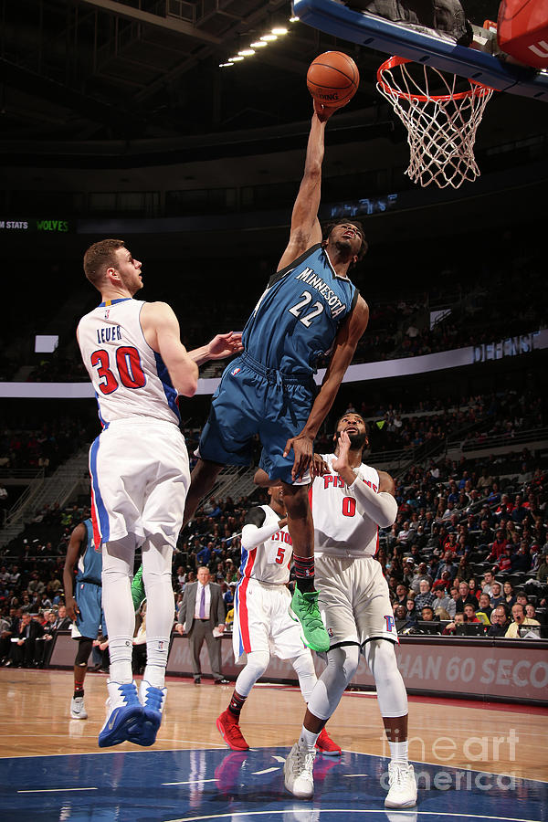 Andrew Wiggins Photograph - Andrew Wiggins by Brian Sevald