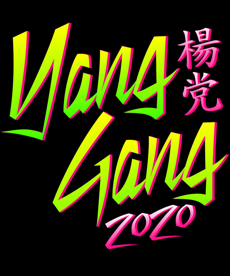 Andrew Yang 2020 Retro Yang Gang Digital Art by Flippin Sweet Gear
