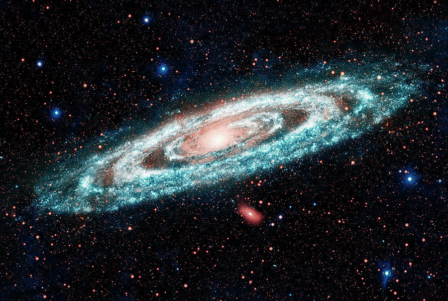 Interstellar Photograph - Andromeda Galaxy by Mango Art