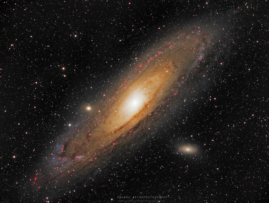 Andromeda Galaxy Photograph - Andromeda Galaxy by Prabhu Astrophotography Andromeda Galaxy Photograph - Andromeda Galaxy by Prabhu Astrophotography