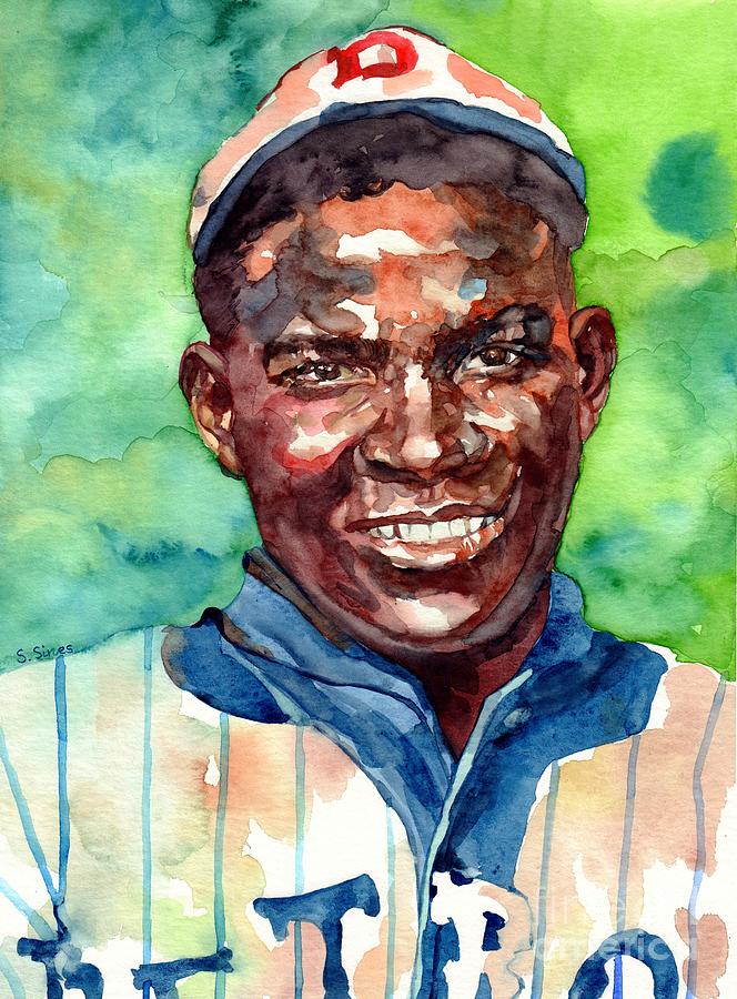 Baseball Painting - Andy Cooper by Suzann Sines