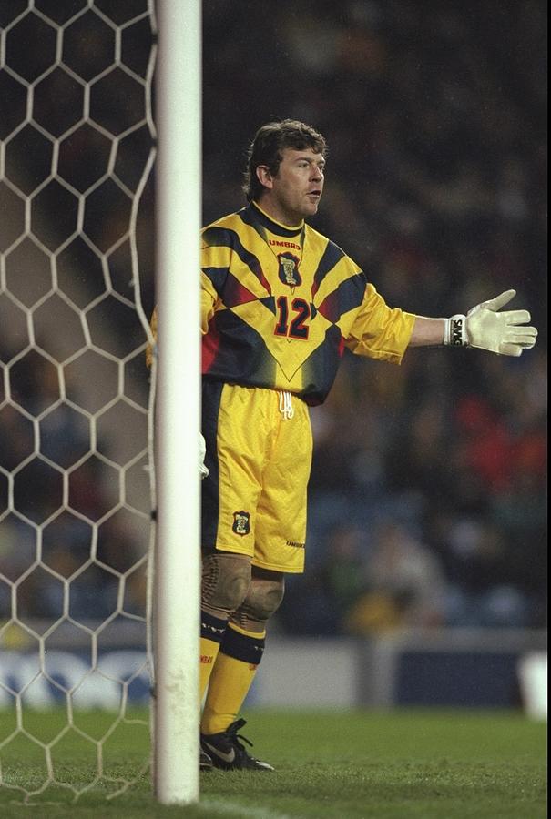 Andy Goram of Scotland Photograph by Phil Cole