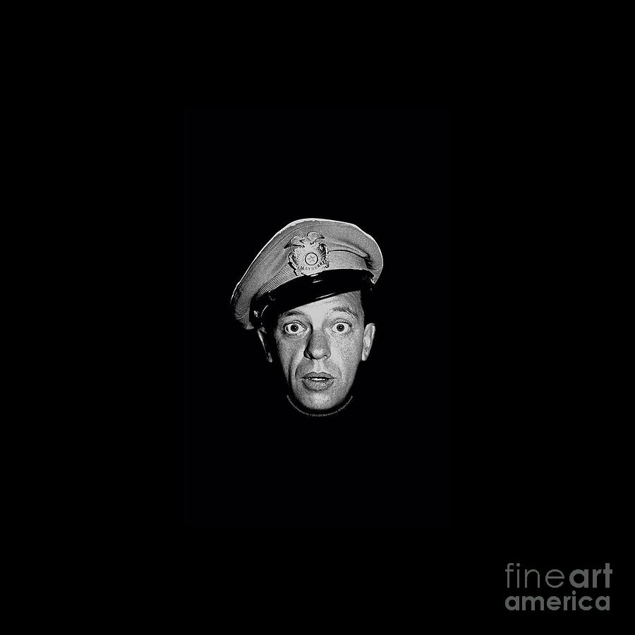 Andy Griffith - Barney Head Drawing by David R Hardaway | Fine Art America