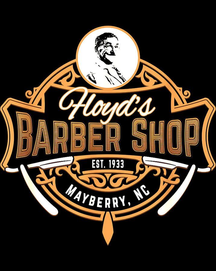 Andy Griffith Show Floyd's Barber Shop Classic TV.png Digital Art by ...